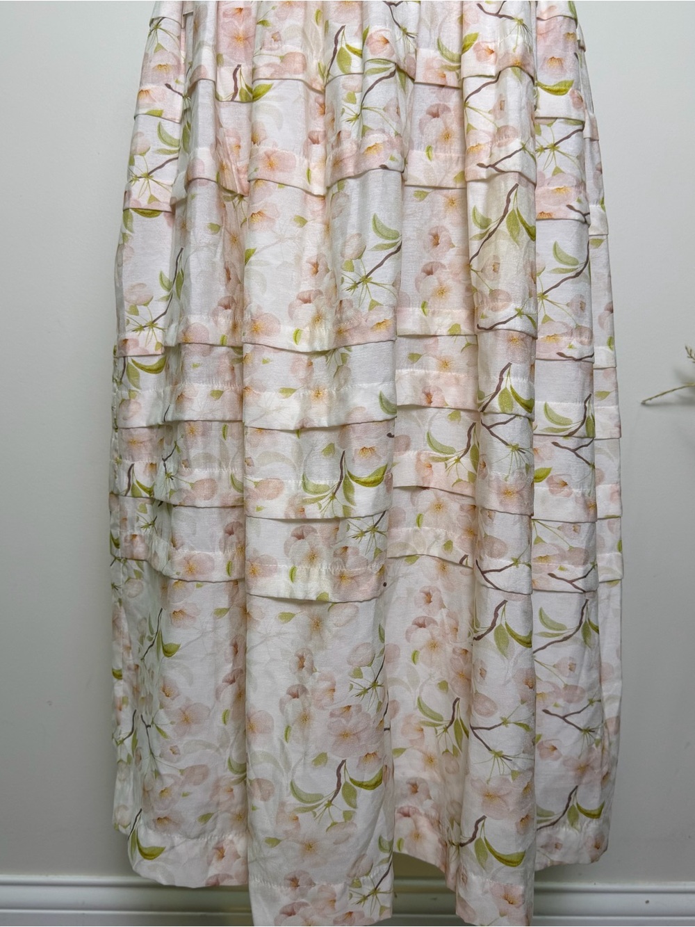 En Saison Callie Floral Tie-Strap Midi / Maxi Dress Size Medium - Picture 3 of 8